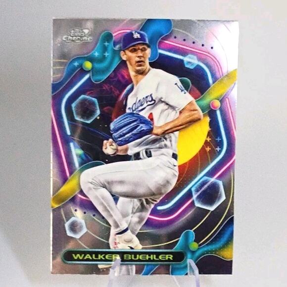2023 Topps Cosmic Chrome - Walker Buehler #144 - Picture 3 of 5